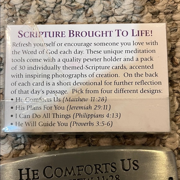 Inspirational Photo Frame with Scripture - Picture 4 of 4